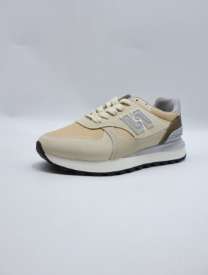 Buty sportowe damskie na płaskim (36-41) 24069 KHAKI