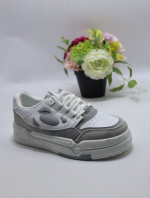 Buty sportowe damskie na płaskim (36-41) ABO-1072 WH/GREY
