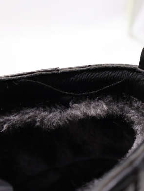Botki męskie ocieplane (40-45) 63537-21 BLACK