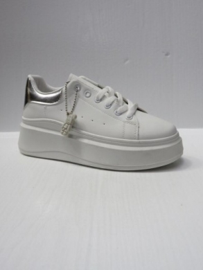 Buty sportowe damskie na płaskim (36-41) LA252 SILVER