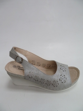 Sandały Damskie na koturnie (36-41) 0518 GREY