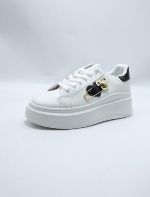 Buty sportowe damskie na płaskim (36-41) YH42 BLACK