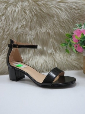 Sandały damskie na obcasie (36-41) 8338-118 BLACK