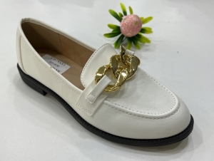 Mokasyny damskie na płaskim (36-41) HX-62 WHITE