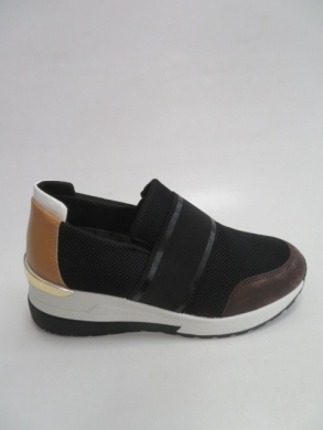 Buty sportowe damskie na koturnie (36-41) 2902 BROWN