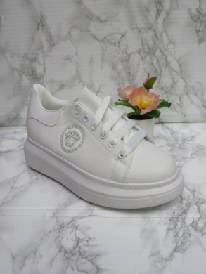 Buty sportowe damskie na płaskim (36-41) L701-1 WHITE