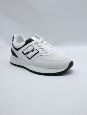 Buty sportowe damskie na płaskim (36-41) D251-31 WH/BLACK
