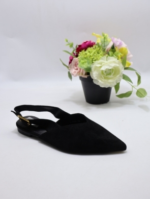 Sandały damskie na płaskim (36-41) P-1502 BLACK
