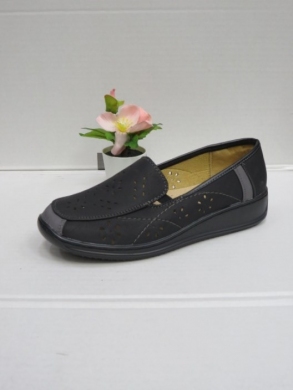 Półbuty damskie na płaskim (36-42) NZ0531 BL/GREY