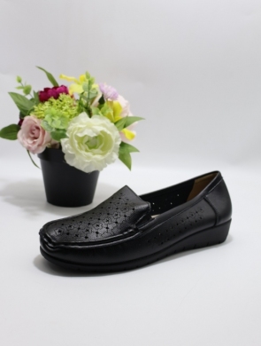 Półbuty damskie na koturnie (36-41) B3265 BLACK