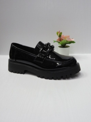 Mokasyny damskie na płaskim (36-41) DE1130M BLACK