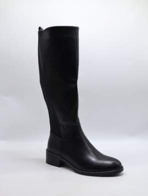 Kozaki damskie na płaskim (36-41) 68319 BLACK