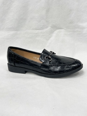 Mokasyny damskie na płaskim (36-41) 6767 BLACK