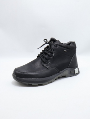 Botki męskie ocieplane (41-46) 1386-1 BLACK