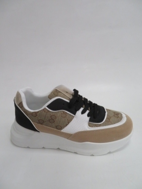 Sneakersy damskie niskie (36-41) QS-38 BEIGE