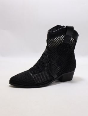 Botki damskie na obcasie (36-41) BE-736 BLACK