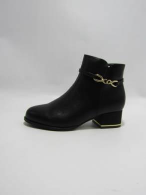 Botki damskie ocieplane na obcasie (36-41) AXHX-26 BLACK