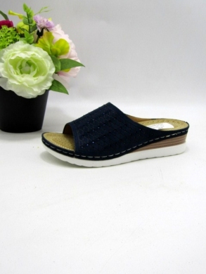 Klapki damskie na koturnie (36-41) N22-1067 BLUE