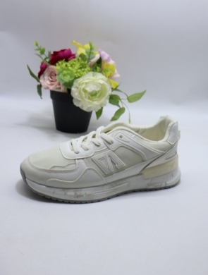 Buty sportowe damskie na płaskim (36-41) 676 WHITE