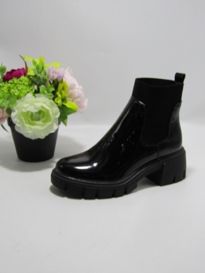 Botki damskie na obcasie (36-41) DE903M BLACK