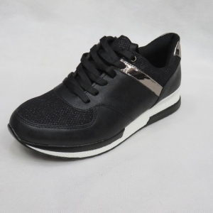 Buty sportowe damskie na płaskim (36-41) 7807-Y BLACK