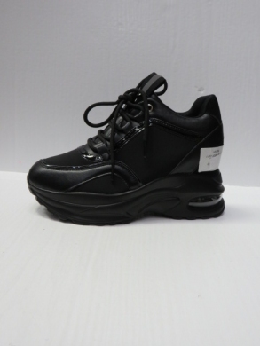 Buty sportowe damskie na koturnie (36-41) ABO-1035 BLACK