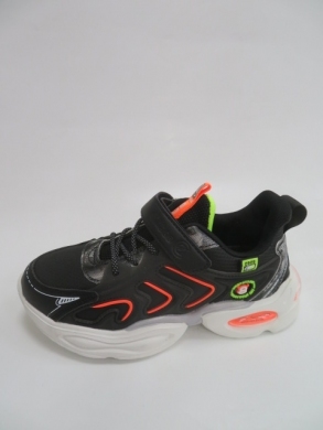 Sportowe Chłopięce (32-37) L310 BLACK/GREEN