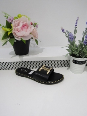 Klapki damskie na płaskim (36-41) 5125 BLACK