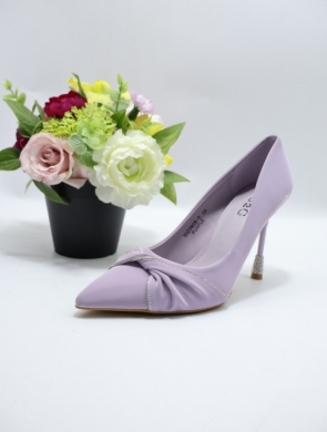 Czółenki damskie na obcasie (36-41) XYH23905-3 LPURPLE