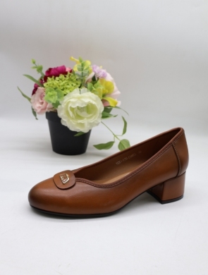 Czółenki damskie na obcasie (36-41) YCC-179 CAMEL