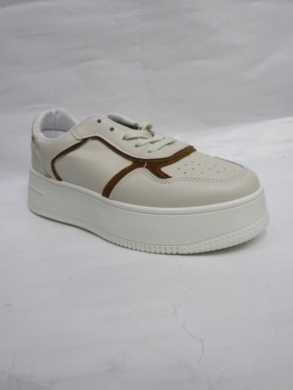 Buty sportowe damskie na koturnie (36-41) A2 BEIGE