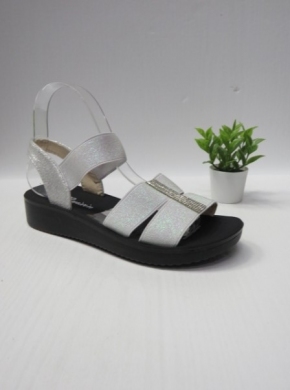 Sandały damskie na płaskim (36-41) R222-4 SILVER