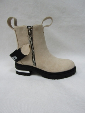 Botki damskie ocieplane na płaskim (36-41) NC1279 BEIGE
