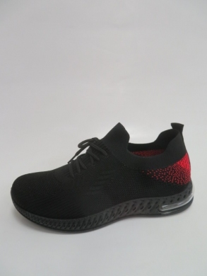 Buty sportowe damskie na płaskim (37-42) N1519 BLACK