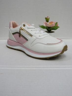 Buty sportowe damskie na płaskim (36-41) HL22323 PINK