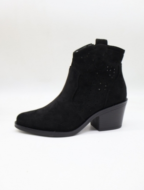 Botki damskie na obcasie (36-41) H258 BLACK