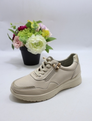 Buty sportowe damskie na płaskim (36-41) BK616 BEIGE