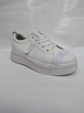 Buty sportowe damskie na płaskim (36-41) 36801-8 WHITE/GREY