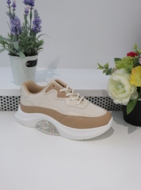 Buty sportowe damskie na płaskim (36-41) 9239 KHAKI