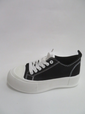 Trampki damskie na koturnie (36-41) JY-532 BLACK