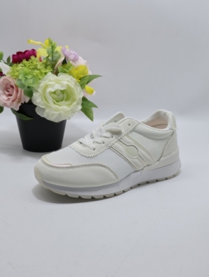 Buty sportowe damskie na płaskim (36-41) LL1878 WHITE