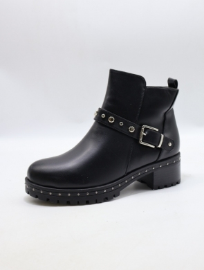Botki damskie ocieplane na obcasie (36-41) HC289 BLACK