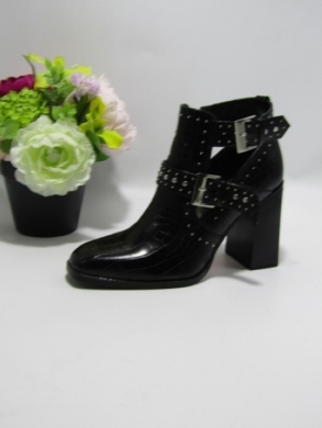 Botki damskie na obcasie (36-41) A653 BLACK
