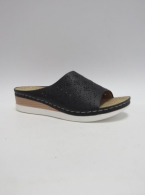 Klapki damskie na koturnie (36-41) N21-696 BLACK
