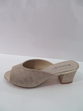 Klapki damskie na obcasie (36-41) GD-FL1332 BEIGE