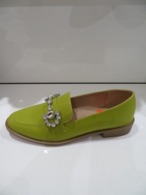 Mokasyny damskie na płaskim (36-41) T537 GREEN