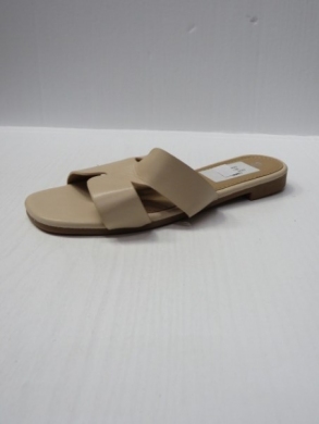 Klapki damskie na płaskim (36-41) CB2108 BEIGE