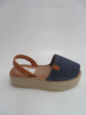 Sandały damskie na koturnie (36-41) J79 BLUE