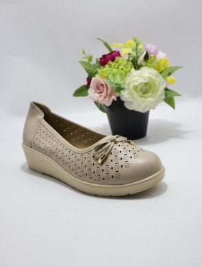 Półbuty damskie na koturnie (39-43) DX8118 BEIGE