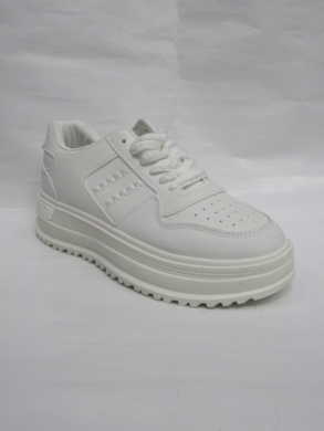 Buty sportowe damskie na koturnie (36-41) AB-5 ALLWHITE